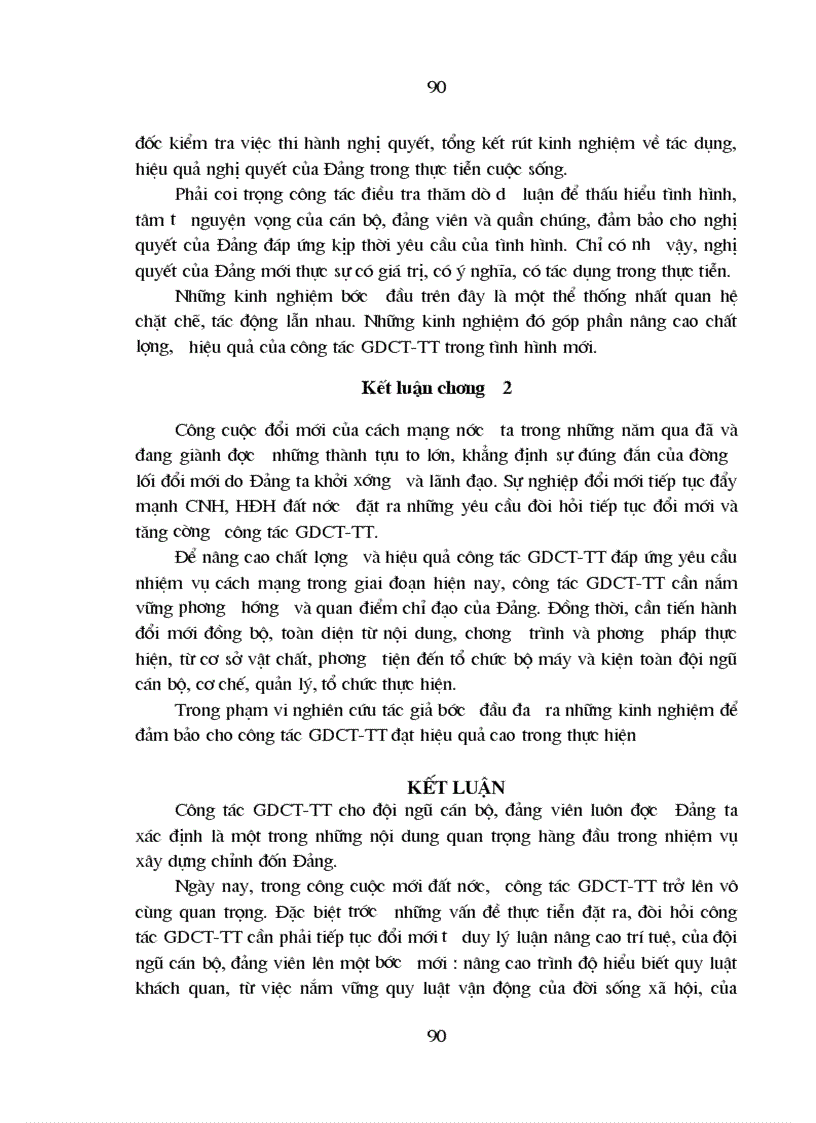 image for page Đảng Cộng sản Việt Nam lãnh đạo công tác giáo dục chính trị tư tưởng cho cán bộ đảng viên trong thời kỳ đổi mới 1991 2005