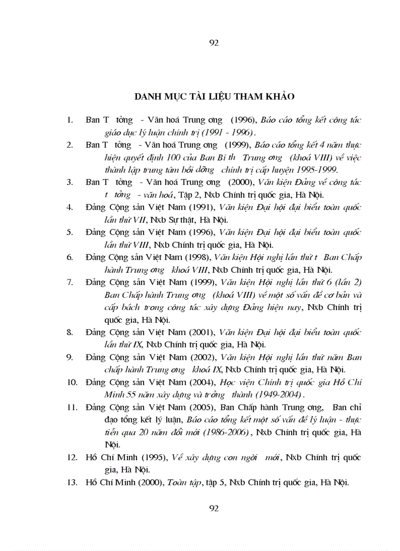 image for page Đảng Cộng sản Việt Nam lãnh đạo công tác giáo dục chính trị tư tưởng cho cán bộ đảng viên trong thời kỳ đổi mới 1991 2005