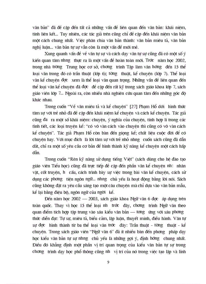 image for page Rèn luyện kỹ năng viết đoạn văn tự sự trong quá trình dạy văn bản tự sự cho học sinh lớp 6 Trung học cơ sở 1