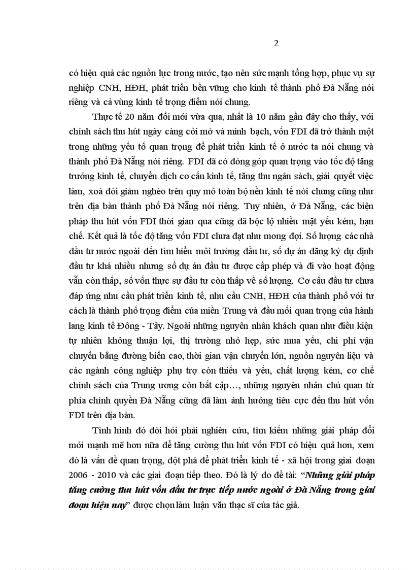 image for page Những giải pháp tăng cường thu hút vốn đầu tư trực tiếp nước ngoài ở Đà Nẵng trong giai đoạn hiện nay