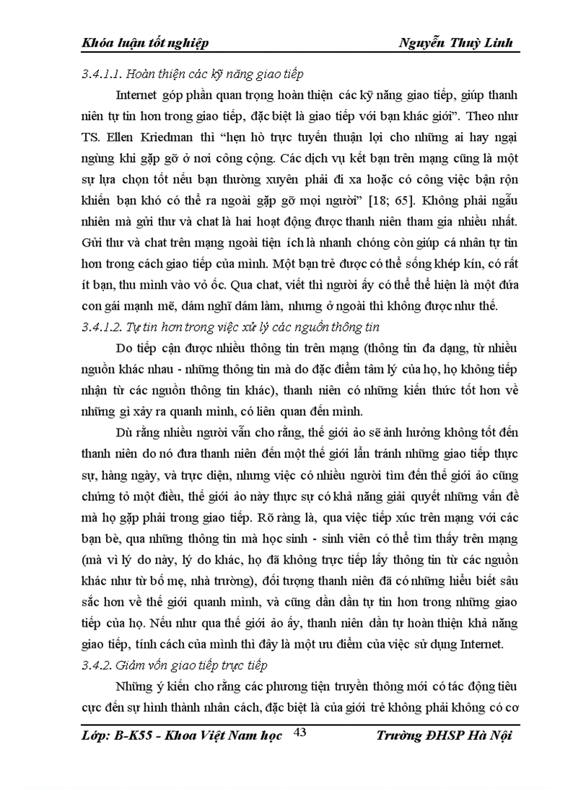 image for page Internet với hoạt động giao tiếp của thanh niên hiện nay 1