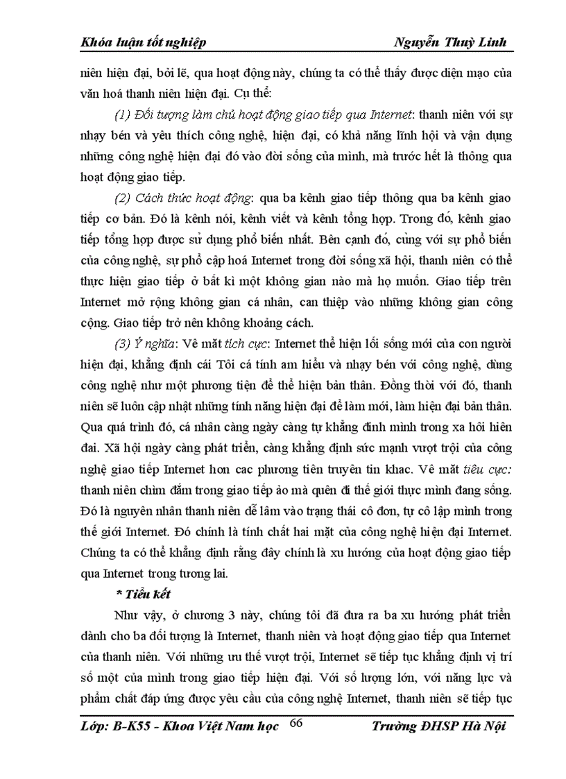 image for page Internet với hoạt động giao tiếp của thanh niên hiện nay 1