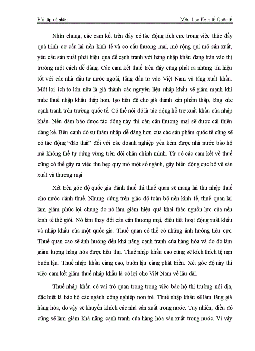 image for page Ảnh hưởng của các cam kết trong tổ chức thương mại quốc tế WTO đến hoạt động thương mại quốc tế của Việt Nam và giải pháp