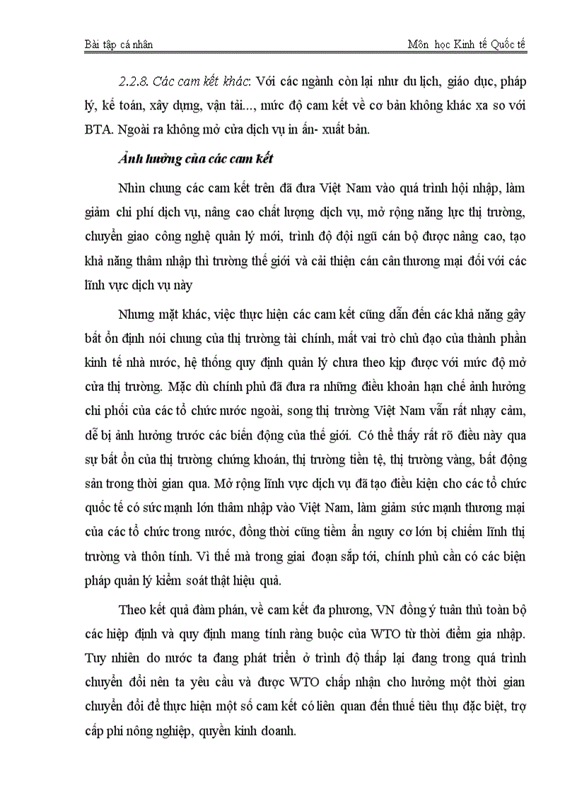 image for page Ảnh hưởng của các cam kết trong tổ chức thương mại quốc tế WTO đến hoạt động thương mại quốc tế của Việt Nam và giải pháp