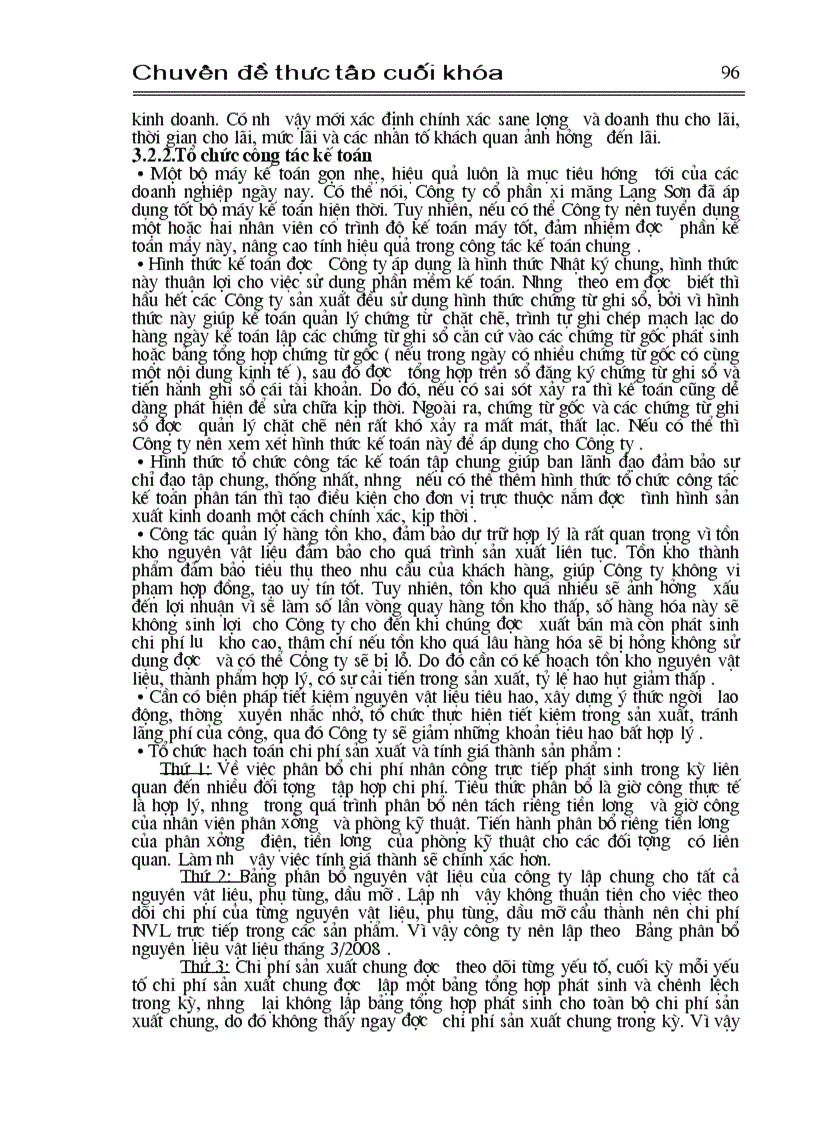 image for page Tổ chức công tác kế toán tập hợp chi phí sản xuất và tính giá thành sản phẩm ở công ty cổ phần xi măng Lạng Sơn