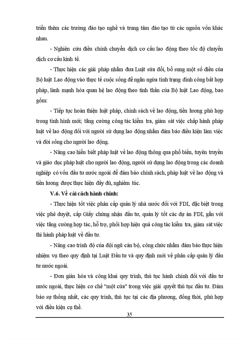 image for page Giải pháp chủ yếu nhằm tăng trưởng và thu hút fdi