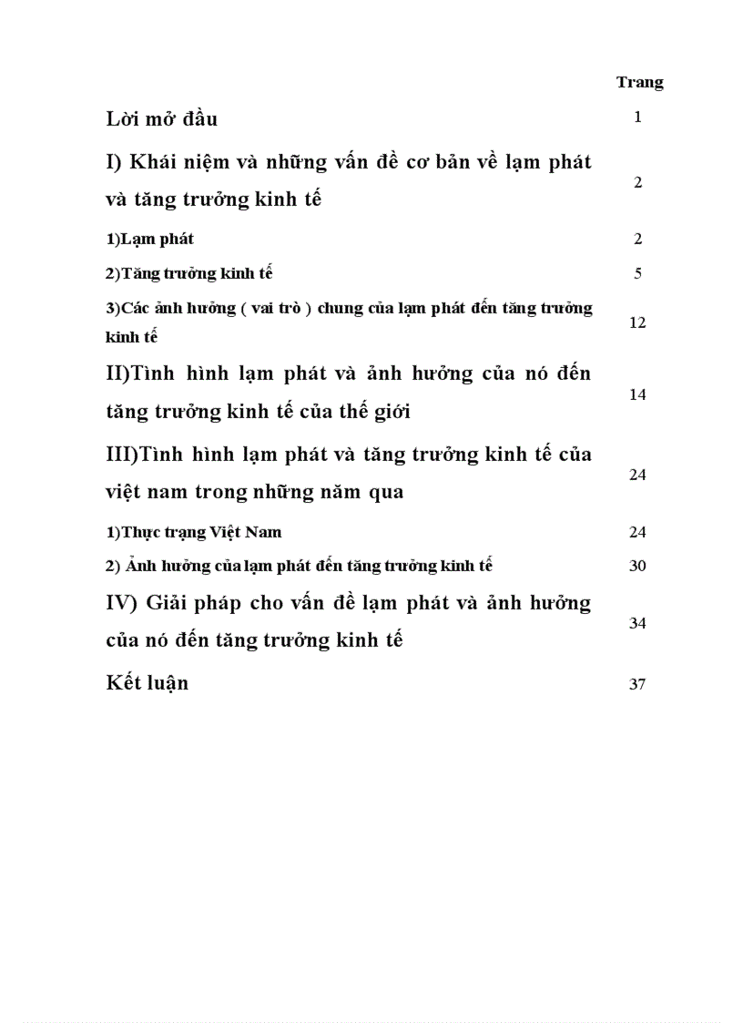 image for page Tình hình lạm phát và tăng trưởng kinh tế của việt nam trong những năm qua và giải pháp