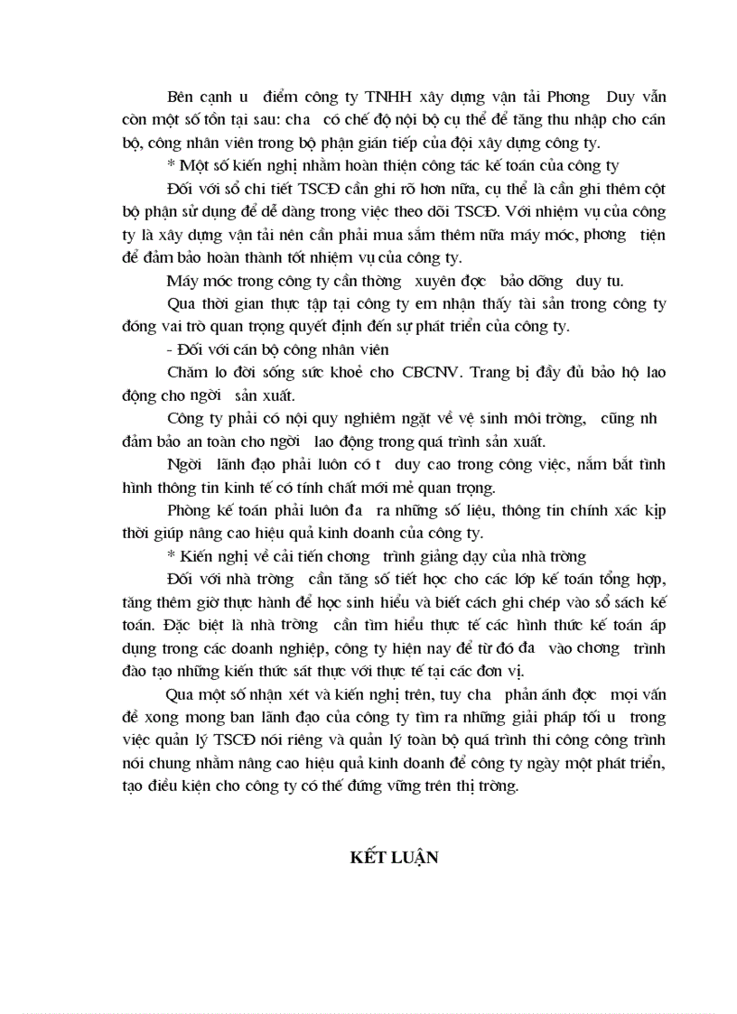image for page Chuyên đề kế toán tăng giảm và trích khấu hao tài sản cố định trong công ty TNHH Xây dựng vận tải Phương Huy