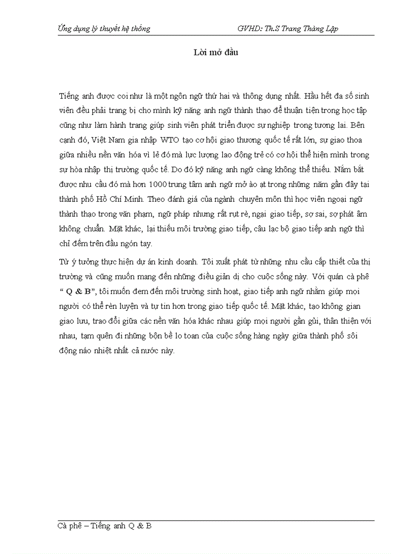 image for page Cà phê Tiếng anh Q B