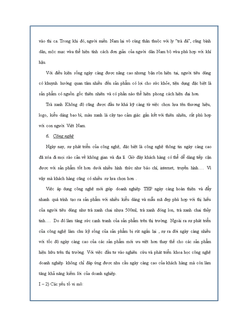 image for page Trà xanh Không Độ giải nhiệt cuộc sống