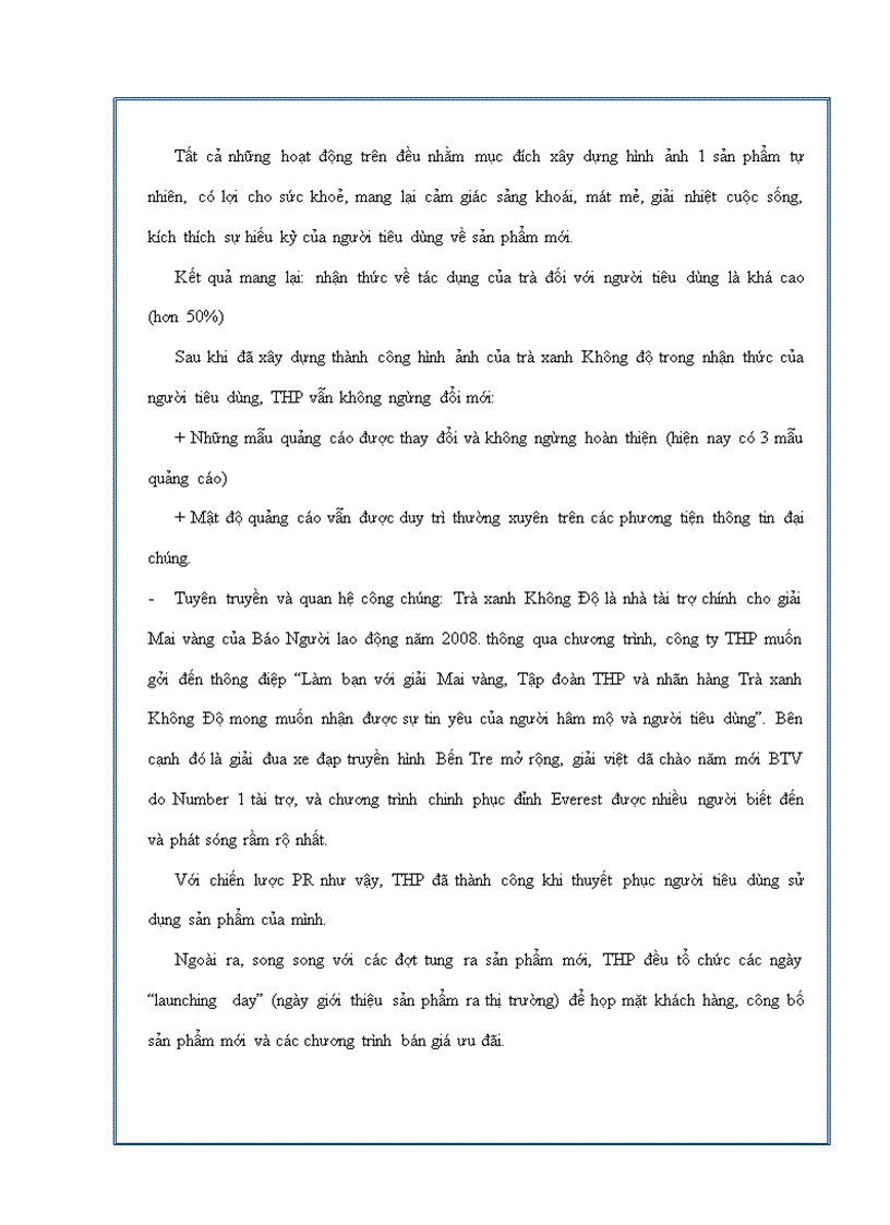 image for page Trà xanh Không Độ giải nhiệt cuộc sống