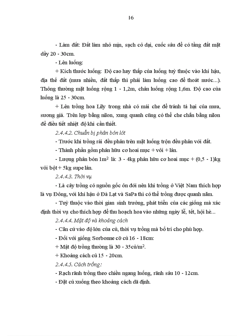 image for page Nghiên cứu ảnh hưởng của các loại phân bón lá đến khả năng sinh trưởng phát triển của Lily Sorbonne vụ Đông Xuân 2010 2011 tại Phia Đén Cao Bằng 1
