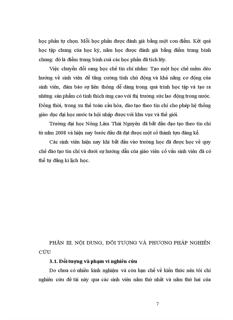 image for page Nghiên cứu về khả năng thích ứng của sinh viên với hình thức đầo tạo theo tín chỉ và đề xuất mô hình học tập