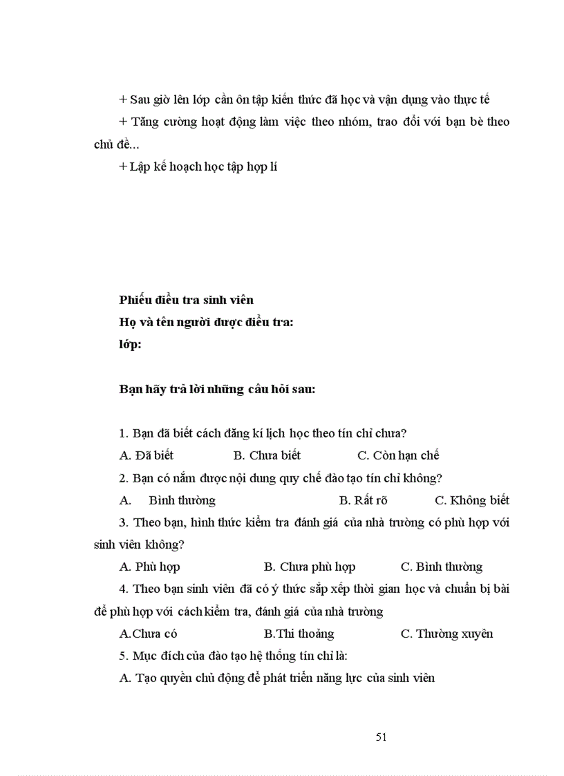 image for page Nghiên cứu về khả năng thích ứng của sinh viên với hình thức đầo tạo theo tín chỉ và đề xuất mô hình học tập