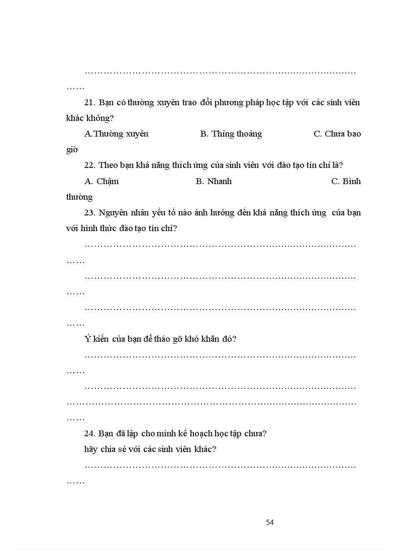 image for page Nghiên cứu về khả năng thích ứng của sinh viên với hình thức đầo tạo theo tín chỉ và đề xuất mô hình học tập