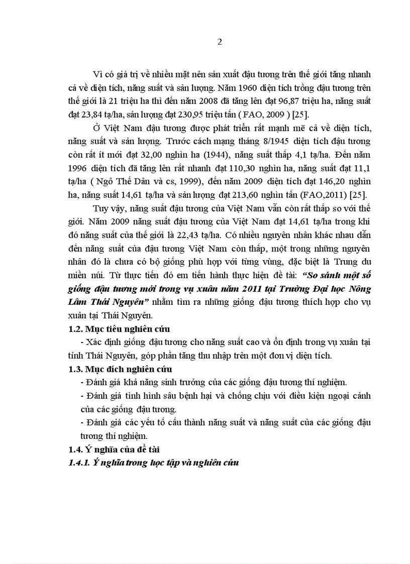 image for page So sánh một số giống đậu tương mới trong vụ xuân năm 2011 tại trường Đại học Nông Lâm Thái Nguyên