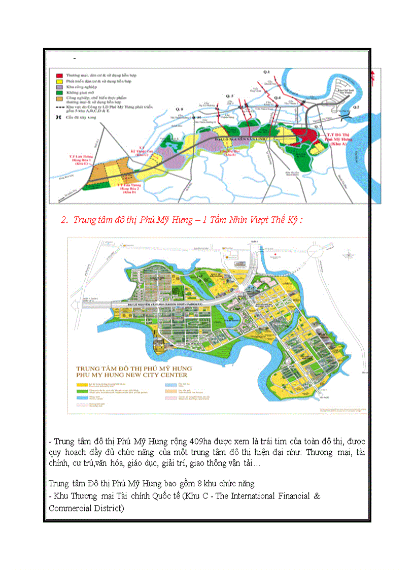 Phân tích những ưu nhược điểm của Khu Đô Thị Phú Mỹ Hưng Nam Sài Gòn trong giải pháp Kiến trúc và Qui hoạch xây dựng theo quan điểm phát triển bền vững