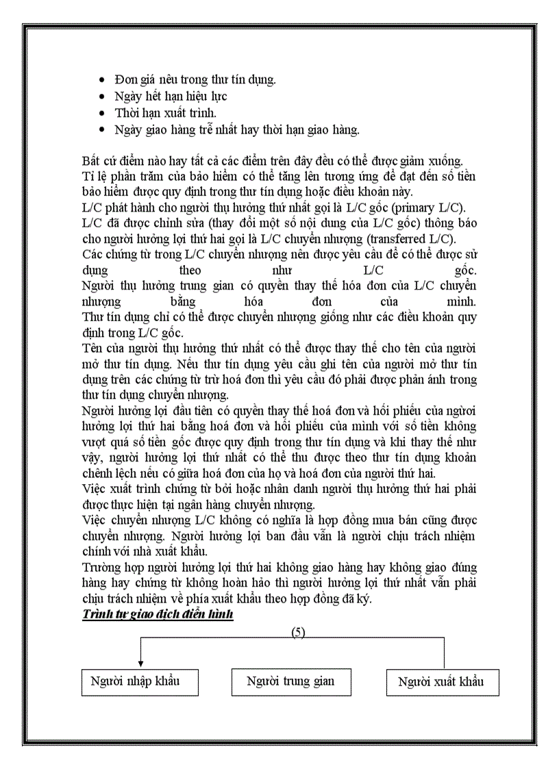 image for page Nội dung và quy trình thanh toán tín dụng chứng từ