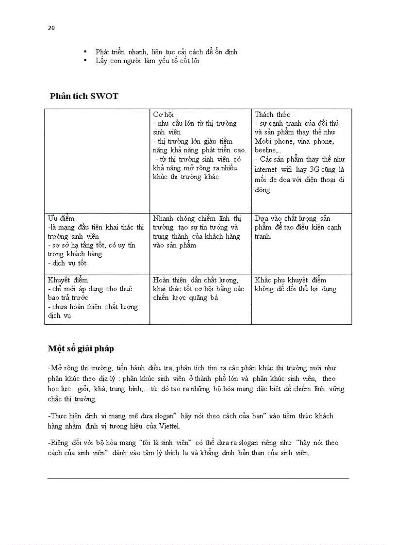 image for page Phân khúc thị trường lựa chọn thị trường mục tiêu định vị trong thị trường của bộ hòa mạng Student Sim Tôi là sinh viên của Viettel Telecom