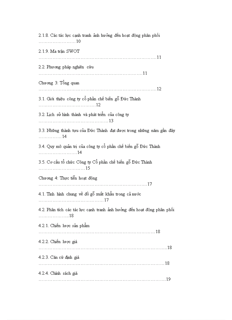 image for page Nghiên cứu hệ thống phân phối sản phẩm gỗ của công ty cổ phần chế biến gỗ đức thành