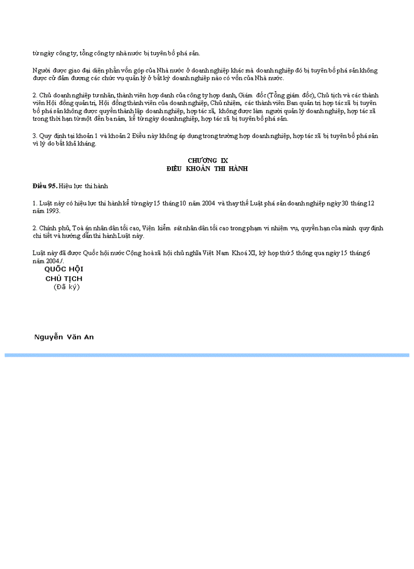 image for page Luật phá sản