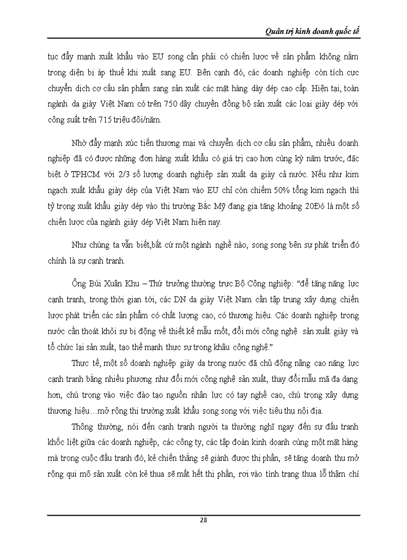image for page Phân tích lợi thế cạnh tranh của mặt hàng giày dép việt nam khi xuất khẩu eu