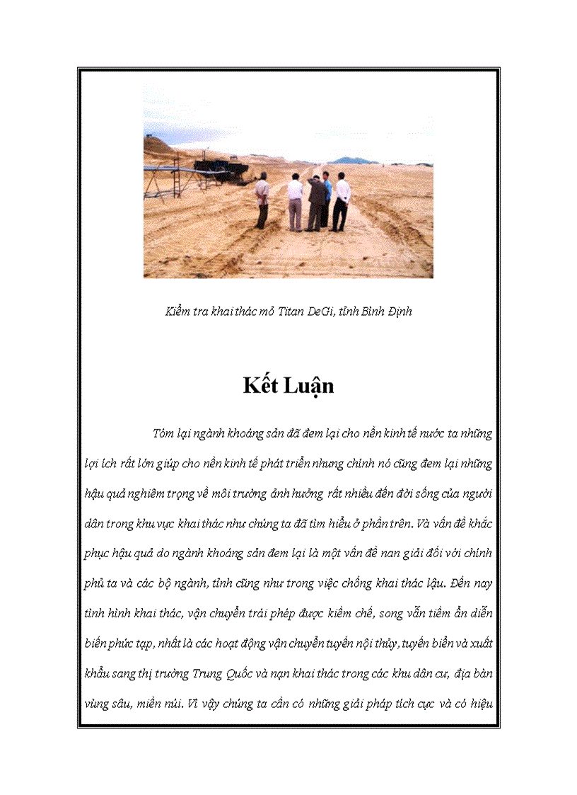 image for page Khai thác khoáng sản