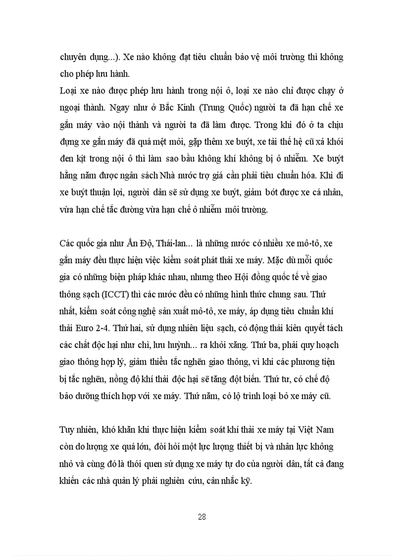 image for page Ônhiễm môi trường do phương tiện giao thông đường bộ thực trạng và giải pháp