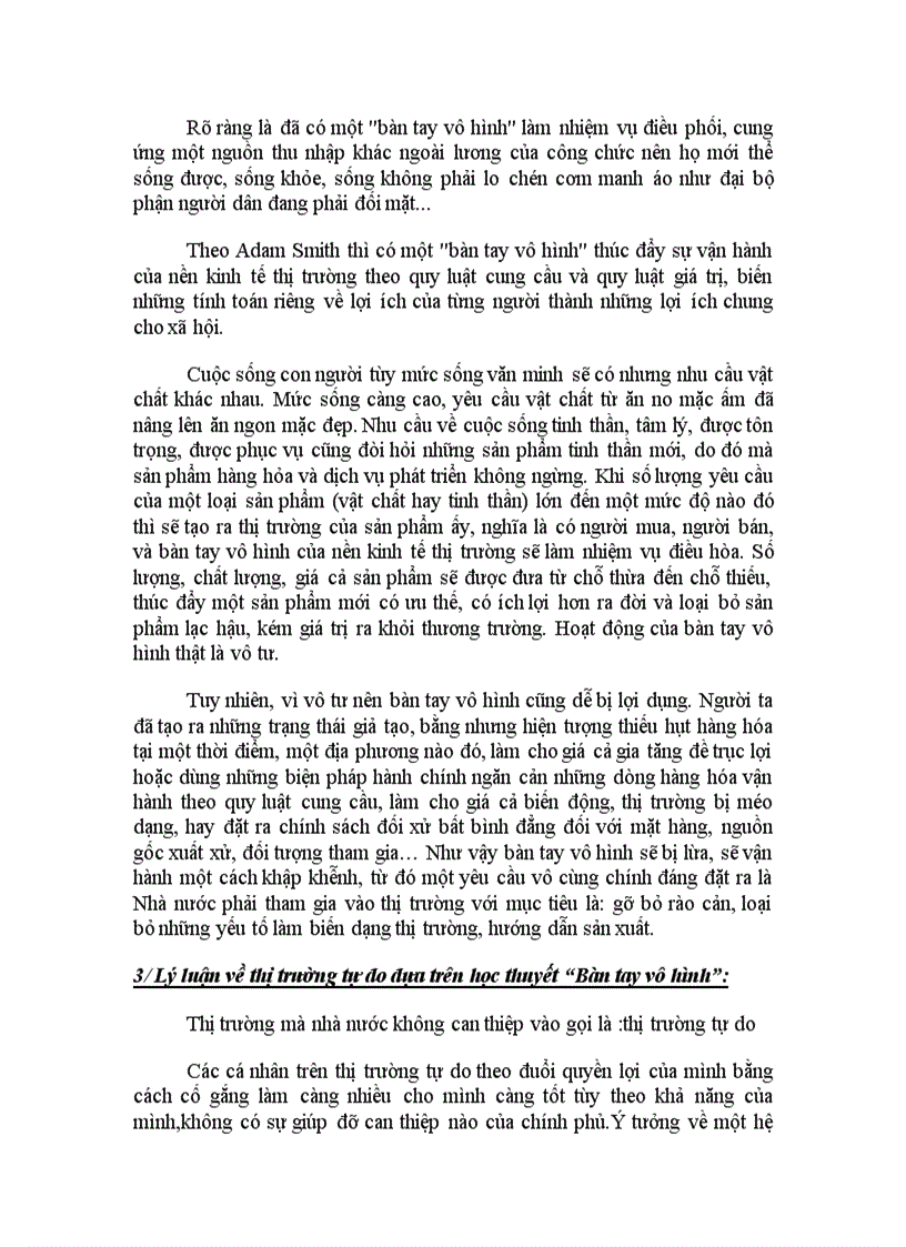 image for page Phân tích lý luận bàn tay vô hình trong học thuyết kinh tế của adam smith nhận xét và ý nghĩa