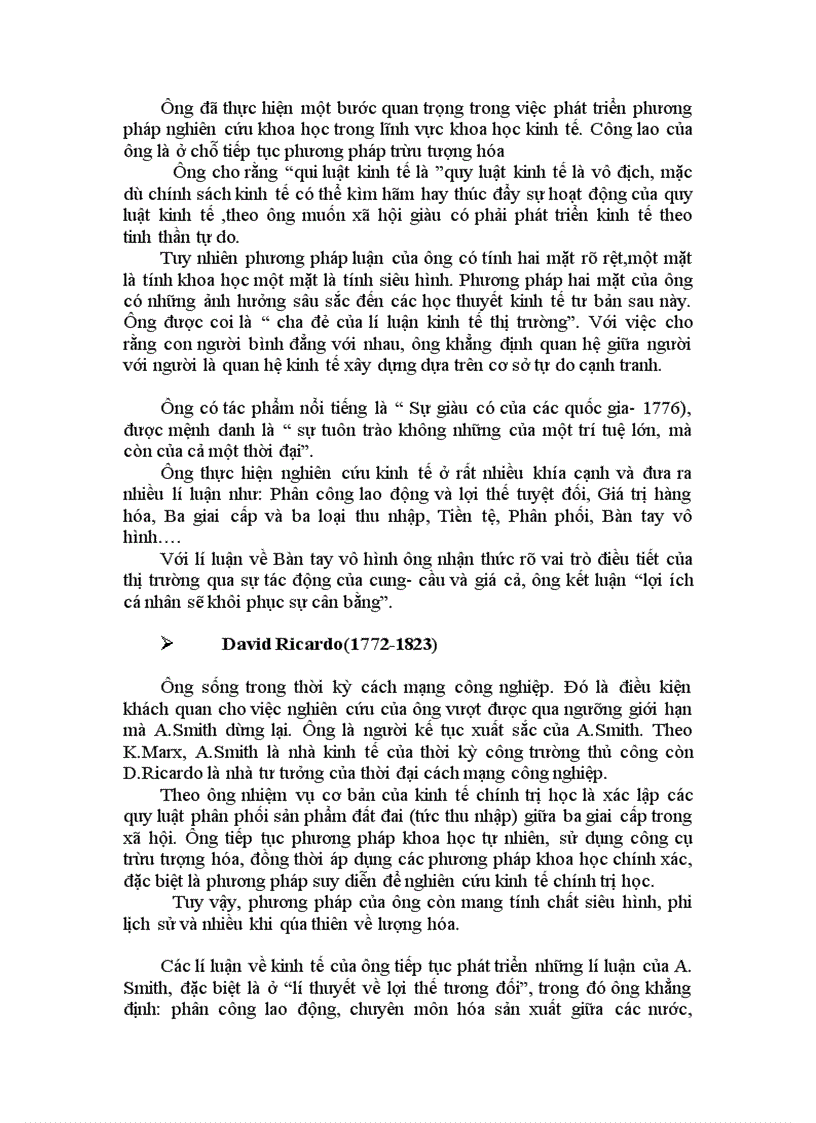 image for page Phân tích so sánh lí luận giá trị hàng hóa trong các học thuyết kinh tế tư sản cổ điển ý nghĩa lí luận và thực tiễn