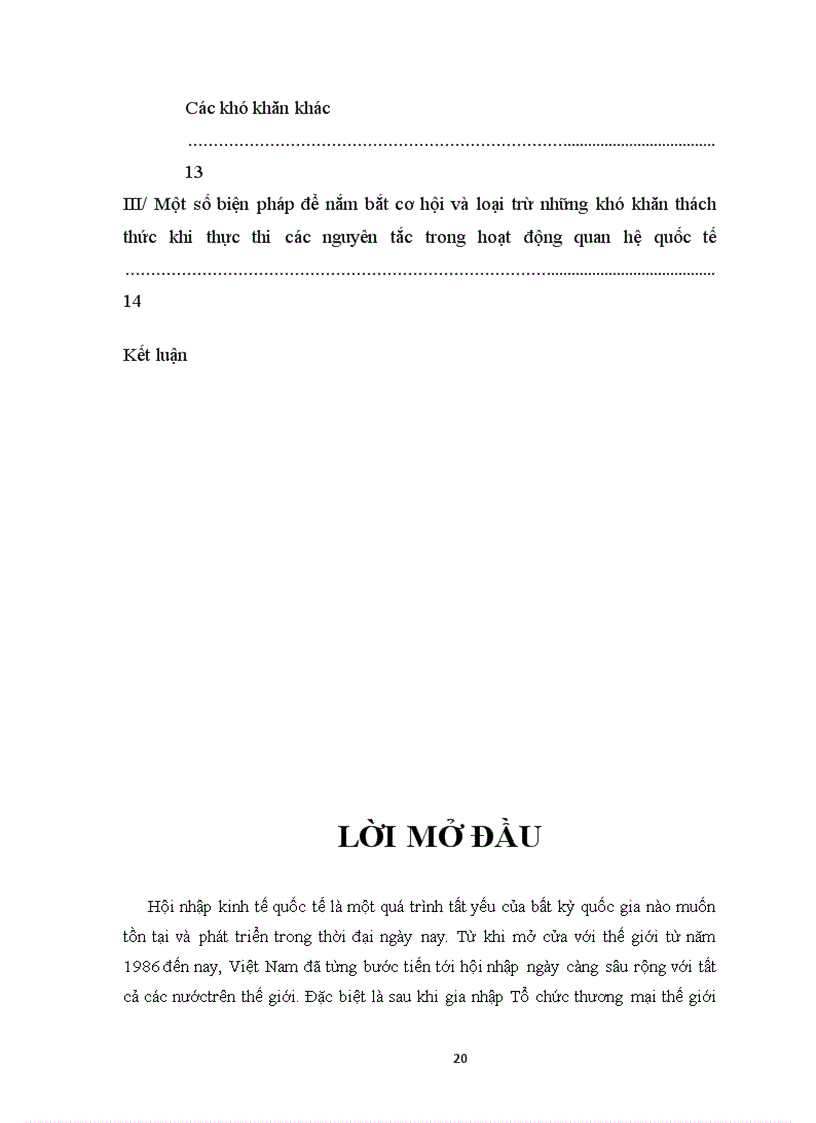 image for page Các nguyên tắc áp dụng trong quan hệ kinh tế quốc tế của Việt Nam