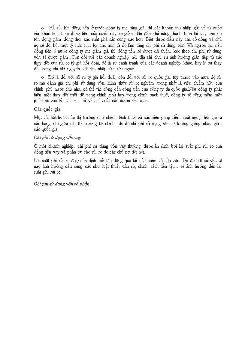 image for page Chi phí sử dụng vốn