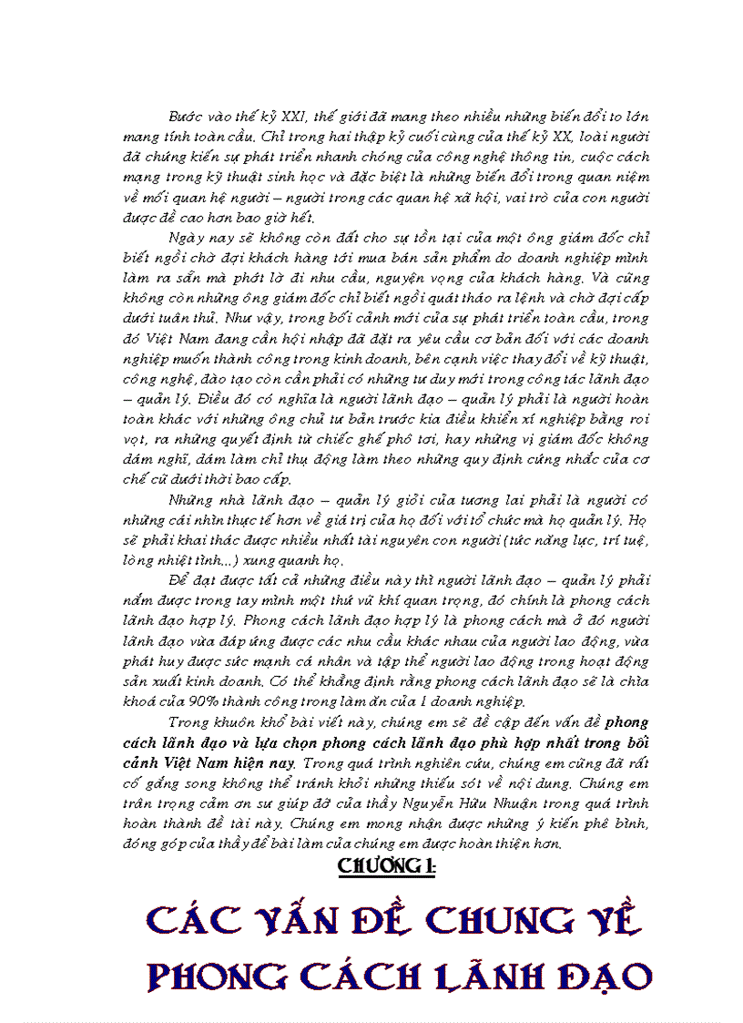 image for page Lựa chọn phong cách lãnh đạo phù hợp với việt nam trong bối cảnh hiện nay