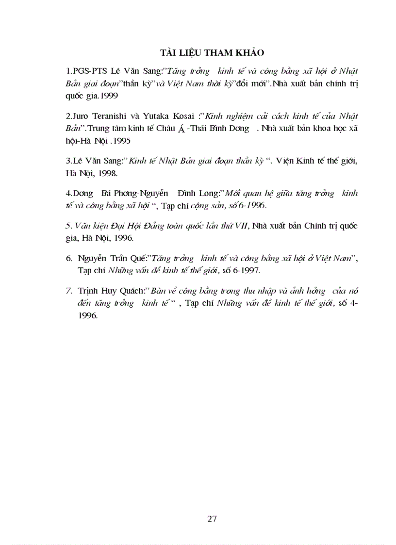 image for page Nghiên cứu mô hình Nhật Bản trong việc giải quyết mối quan hệ giữa tăng trưởng kinh tế và công bằng xã hội để so sánh với thời kỳ đổi mới của Việt Nam