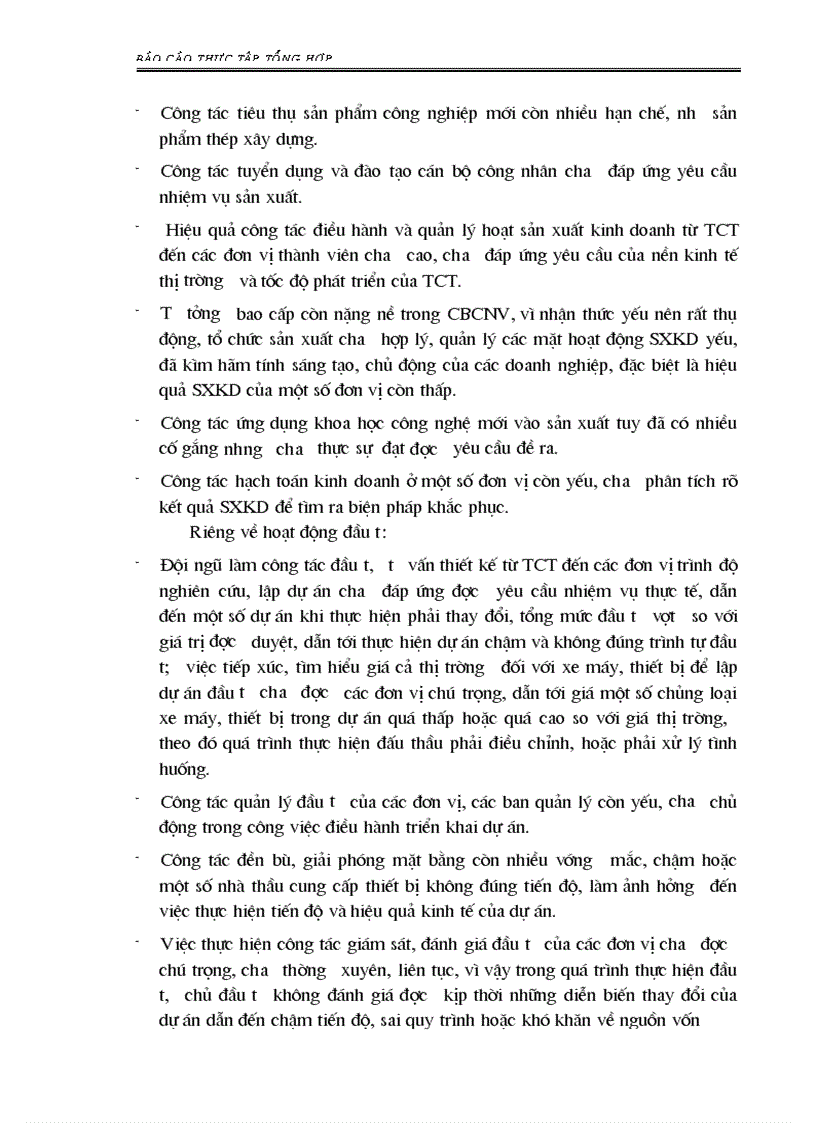 image for page Báo cáo tổng hợp về Tổng công ty Sông Đà