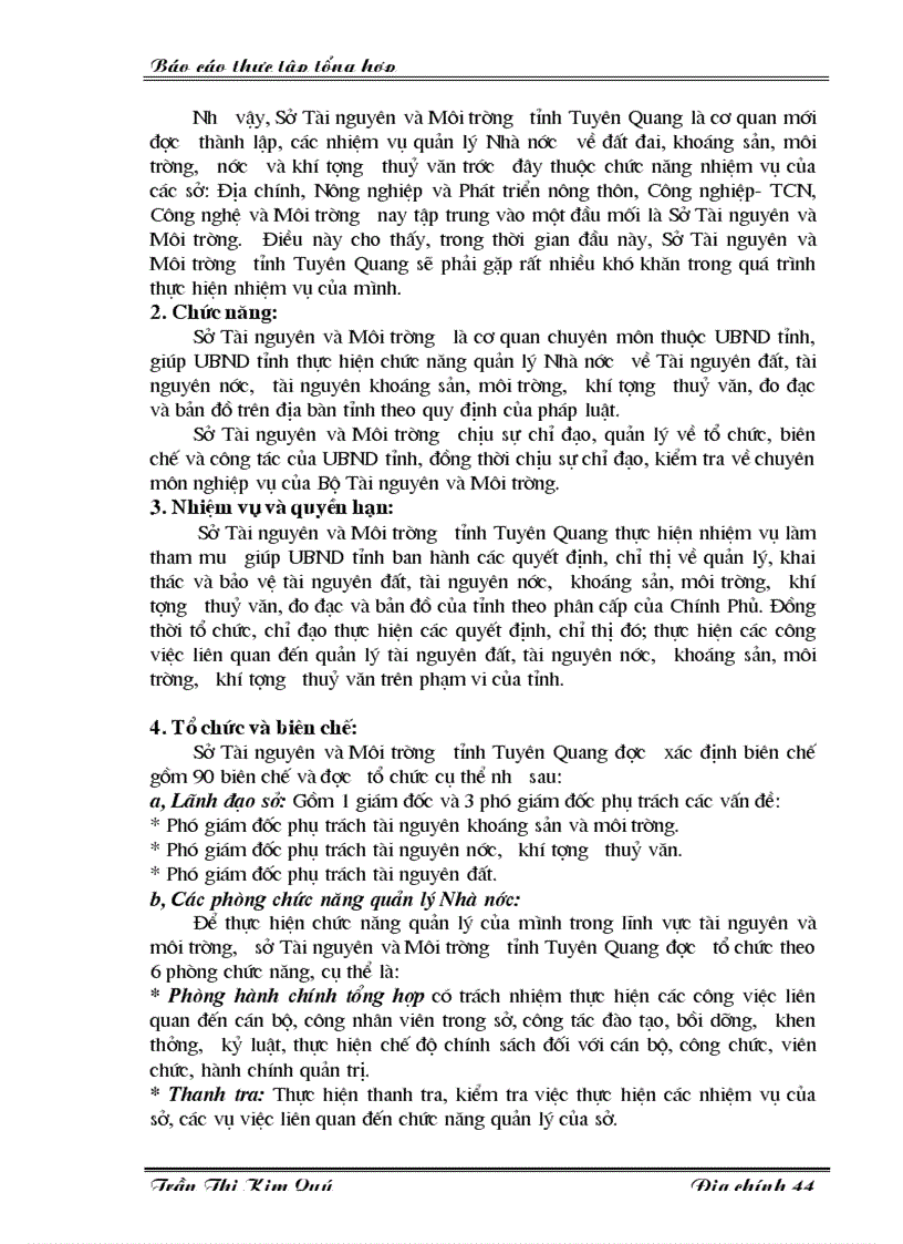 image for page Báo cáo thực tập tổng hợp tại tại Sở Tài nguyên và Môi trường tỉnh Tuyên Quang