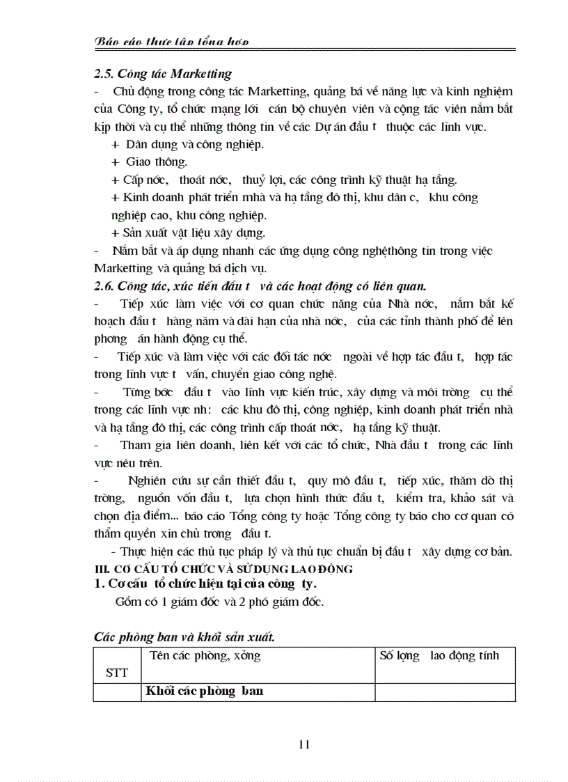 image for page Báo cáo thực tập tổng hợp tại Công ty Cổ phần Tư vấn Xây dựng VINACONEX