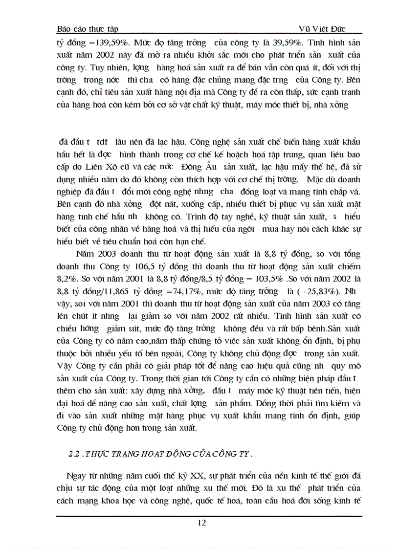 image for page Báo cáo thực tập tại Công ty sản xuất bao bì và hàng xuất khẩu Promexco