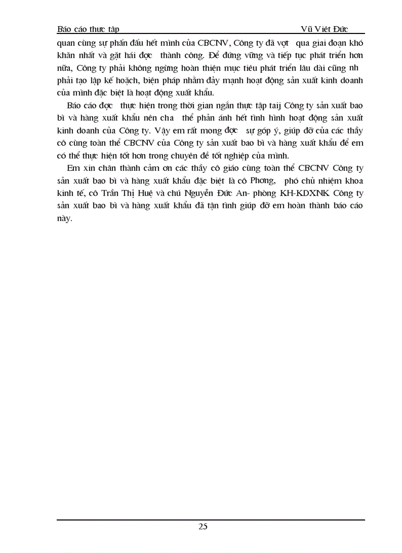 image for page Báo cáo thực tập tại Công ty sản xuất bao bì và hàng xuất khẩu Promexco