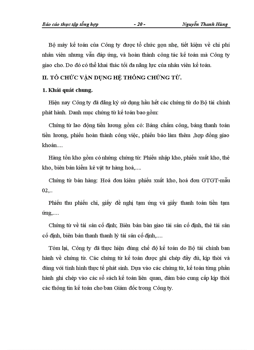 image for page Báo cáo thực tập tổng hợp tại Công ty Cổ phần xi măng Sông Đà