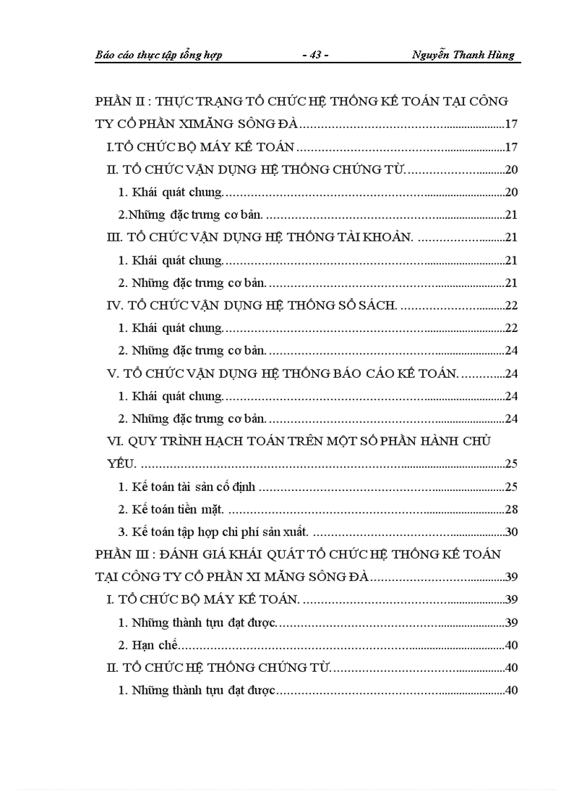 image for page Báo cáo thực tập tổng hợp tại Công ty Cổ phần xi măng Sông Đà
