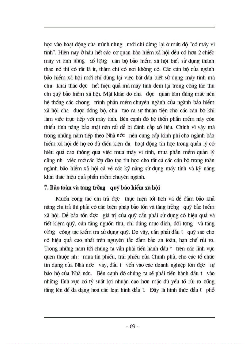 image for page Một số ý kiến đề xuất nhằm nâng cao hiệu quả quản lý công tác chi quỹ bảo hiểm xã hội ở cơ quan BHXH quận Đống đa