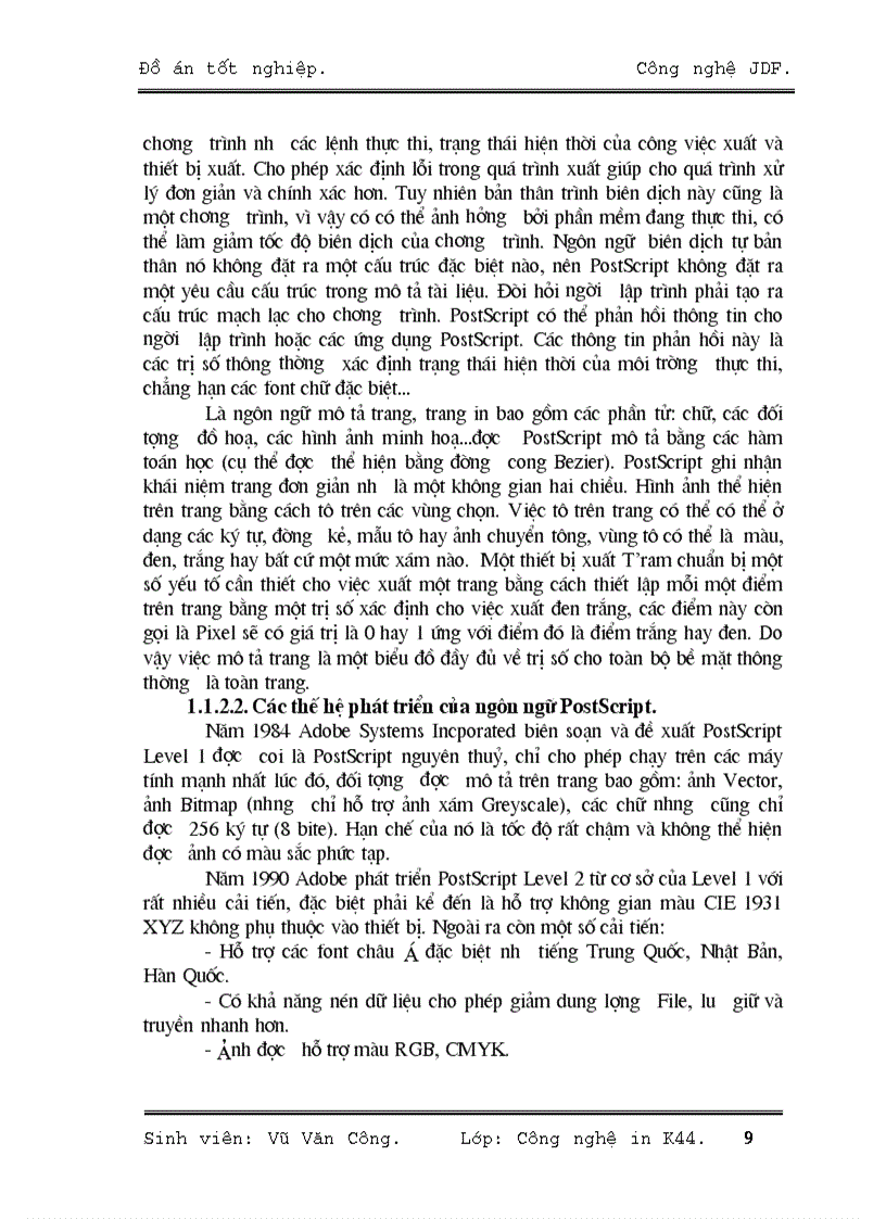 image for page Công nghệ JDF Job Definition Format