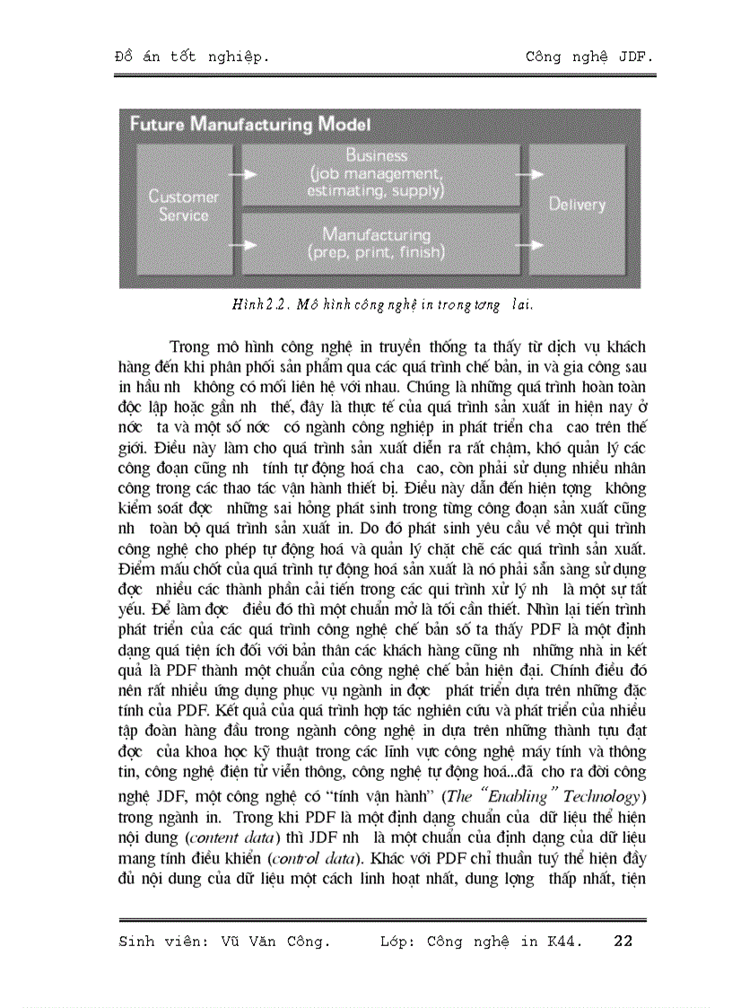 image for page Công nghệ JDF Job Definition Format