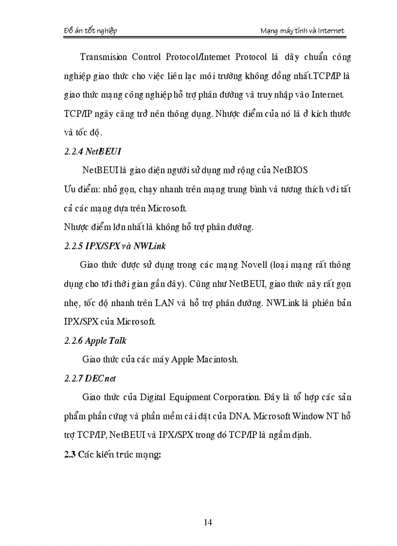 image for page Nghiên cứu về mạng máy tính Internet và giao thức TCP IP