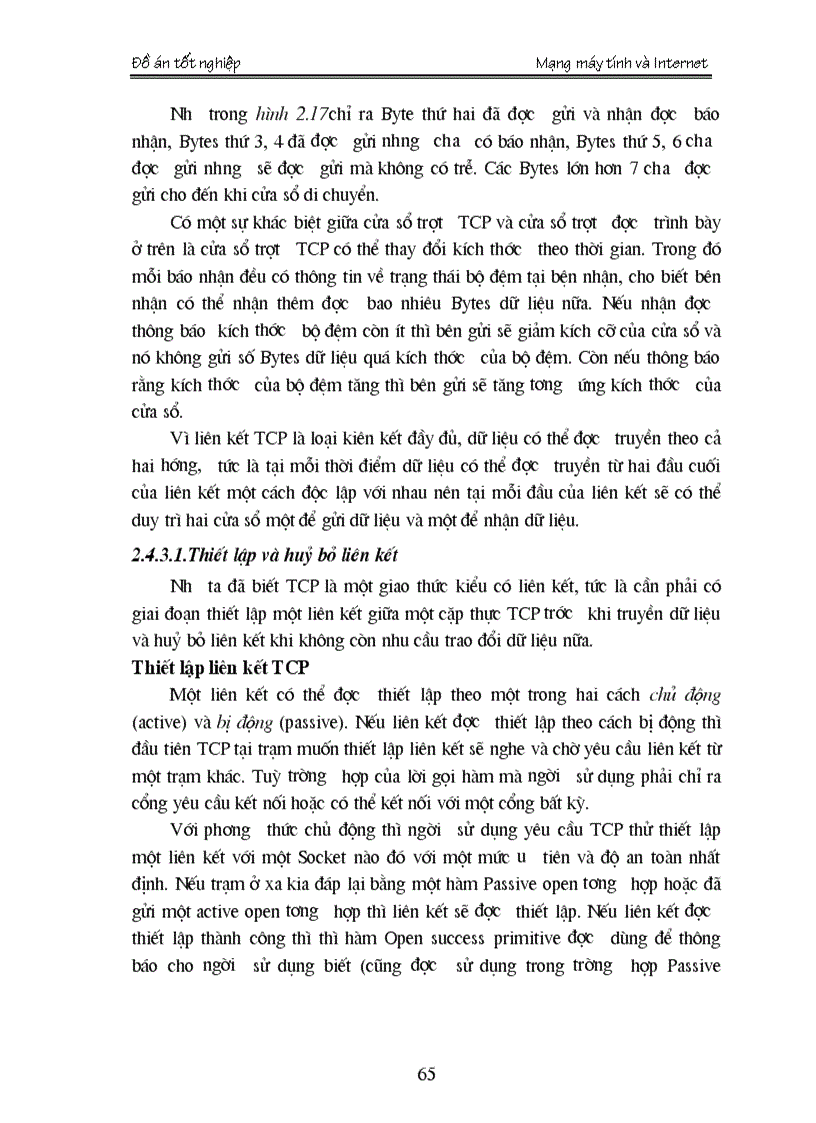 image for page Nghiên cứu về mạng máy tính Internet và giao thức TCP IP