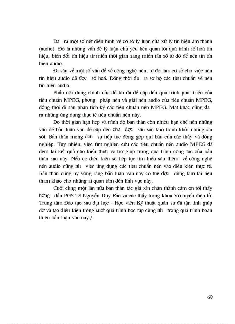 image for page Nén tín hiệu audio theo tiêu chuẩn MPEG 2 và các ứng dụng 1