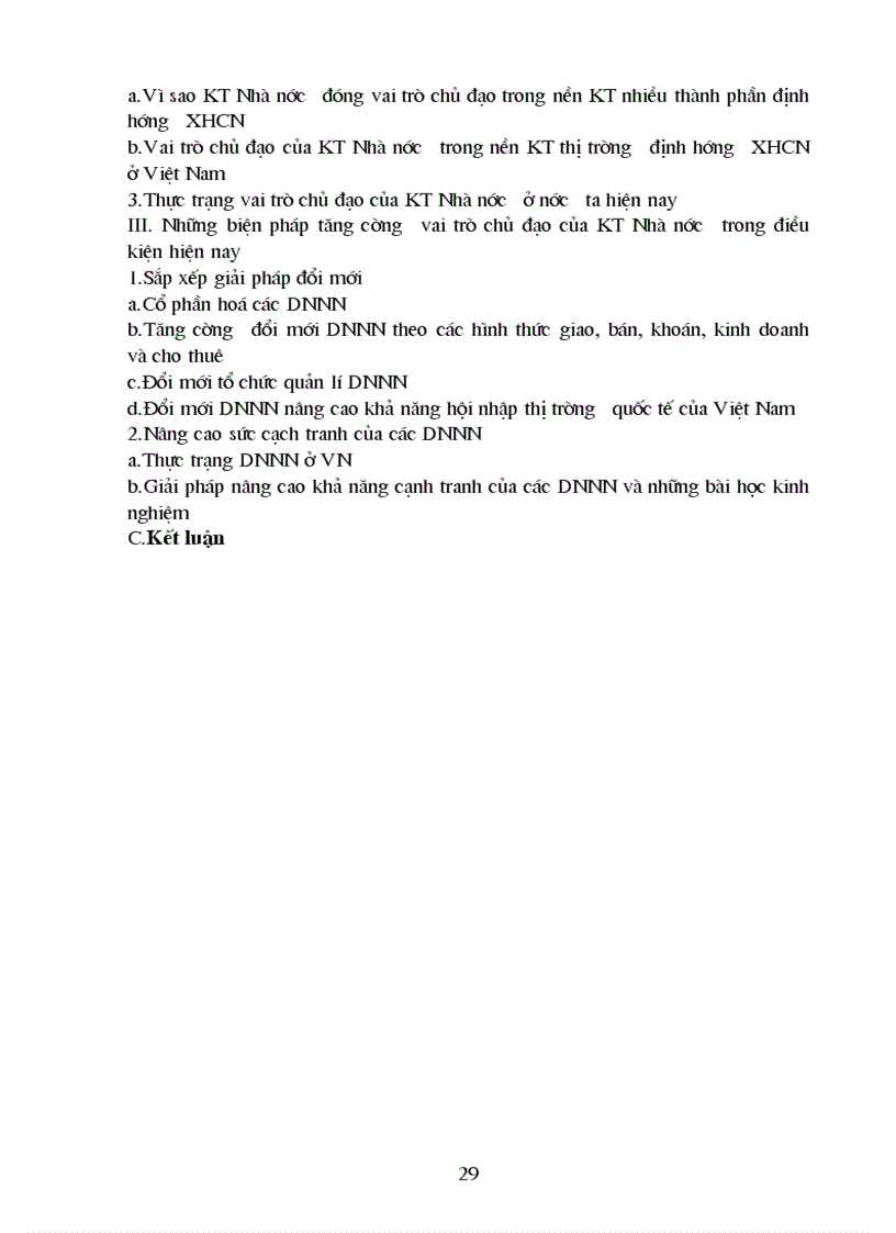 image for page Vai trò chủ đạo của kinh tế nhà nước trong nền kinh tế thị trường định hướng XHCN ở Việt Nam Thầy giáo hướng dẫn