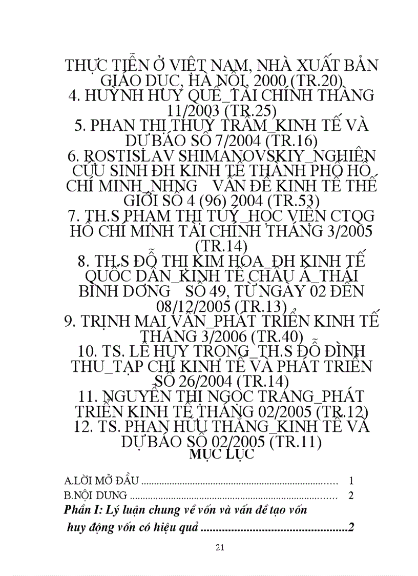 image for page Huy động vốn và sử dụng vốn có hiệu quả trong quá trình công nghiệp hoá hiện đại hoá đất nước