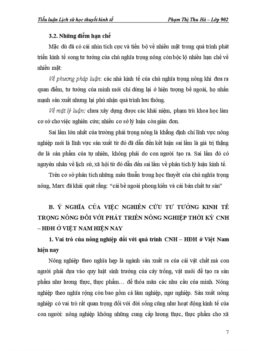 image for page Tư tưởng kinh tế của chủ nghĩa trọng nông và ý nghĩa của vấn đề này đối với việc phát triển nông nghiệp thời kì CNH HĐH ở Việt Nam hiện nay 1